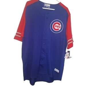 2XL Chicago Cubs Jersey NWT Button Down Genuine Merchandise True Fans Mens
